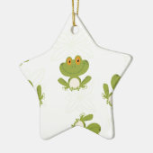 Niedliches Froschmuster Keramikornament (Links)