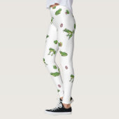 Niedliches Froschmuster Leggings (Links)