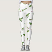 Niedliches Froschmuster Leggings (Vorderseite)
