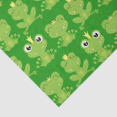 Niedliches Froschmuster Seidenpapier (Ausschnitt)