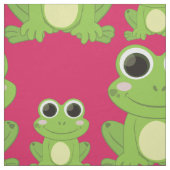 Niedliches Froschmuster Stoff (Muster)
