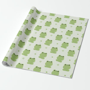 Niedliches Froschpaar Geschenkpapier