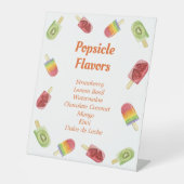 Niedliches Fruchtfleisch Geschmacksrichtungen Somm Sockelschild (Vorderseite)