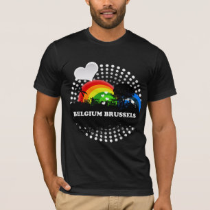 Niedliches fruchtiges Belgien Brüssel T-Shirt
