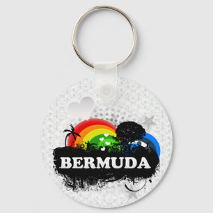 Niedliches fruchtiges Bermuda Schlüsselanhänger