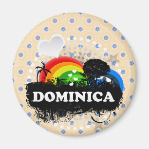 Niedliches fruchtiges Dominica Magnet