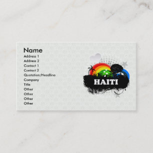 Niedliches fruchtiges Haiti Visitenkarte