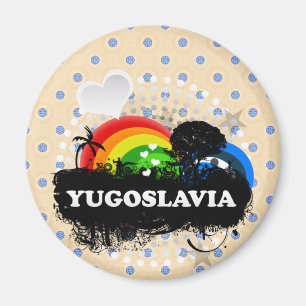 Niedliches fruchtiges Jugoslawien Magnet