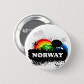 Niedliches fruchtiges Norwegen Button (Vorne & Hinten)