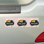 Niedliches fruchtiges Polen Autoaufkleber (Auf Auto)