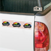 Niedliches fruchtiges Polen Autoaufkleber (Auf Lkw)