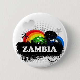 Niedliches fruchtiges Sambia Button