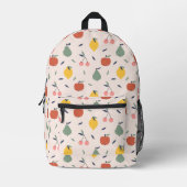 Niedliches Fruchtmuster Bedruckter Rucksack (Vorderseite)