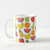 Niedliches Fruchtmuster Kaffeetasse (Links)
