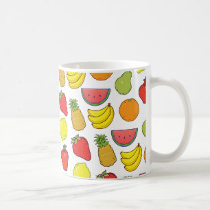 Niedliches Fruchtmuster Kaffeetasse