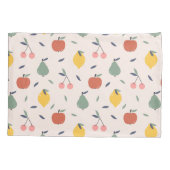 Niedliches Fruchtmuster Kissenbezug (Rückseite)