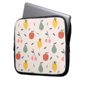 Niedliches Fruchtmuster Laptopschutzhülle (Vorderseite Links)