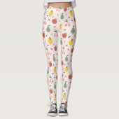 Niedliches Fruchtmuster Leggings (Vorderseite)