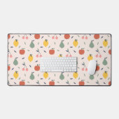 Niedliches Fruchtmuster Schreibtischunterlage (Tastatur & Maus)