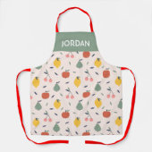 Niedliches Fruchtmuster Schürze (Vorderseite)