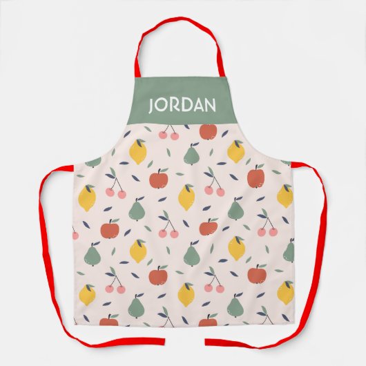 Niedliches Fruchtmuster Schürze (Vorderseite)