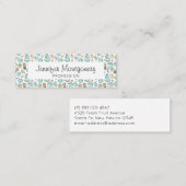 Niedliches Fruchtmuster Sommerliche Thema Mini Visitenkarte (Vorne/Hinten)