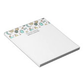 Niedliches Fruchtmuster Sommerliche Thema Notizblock (angewinkelt)