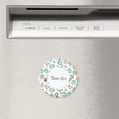 Niedliches Fruchtmuster Sommerliches Thema Vielen Magnet (In Situ (Geschirrspüler))