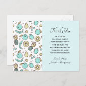 Niedliches Fruchtmuster Sommerliches Thema Vielen  Postkarte (Vorne/Hinten)