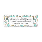 Niedliches Fruchtmuster Summerline Zeichnend (Vorne)