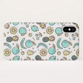Niedliches Fruchtmuster Summerline Zeichnend Case-Mate iPhone Hülle (Rückseite (Horizontal))