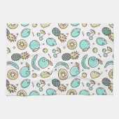 Niedliches Fruchtmuster Summerline Zeichnend Geschirrtuch (Horizontal)