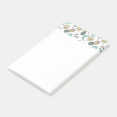 Niedliches Fruchtmuster Summerline Zeichnend Post-it Klebezettel (angewinkelt)