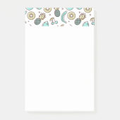 Niedliches Fruchtmuster Summerline Zeichnend Post-it Klebezettel (Vorderseite)