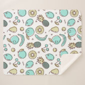 Niedliches Fruchtmuster Summerline Zeichnend Sherpadecke (Vorderseite (Horizontal))