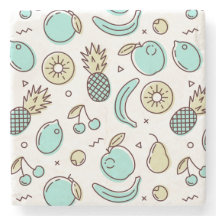 Niedliches Fruchtmuster Summerline Zeichnend