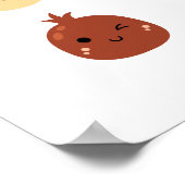 Niedliches Fruchtposter drucken Poster (Ecke)