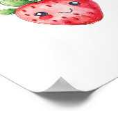 Niedliches Fruchtposter drucken Poster (Ecke)