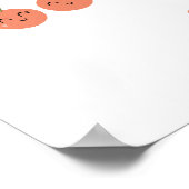 Niedliches Fruchtposter drucken Poster (Ecke)