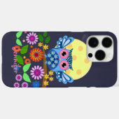 Niedliches Frühjahr - Eule und individuelle Name Case-Mate iPhone Hülle (Rückseite (Horizontal))