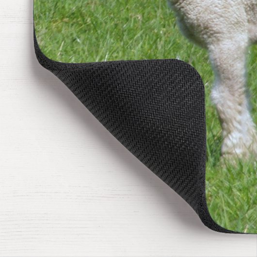 Niedliches Frühlings-Lamm Mousepad (Ecke)
