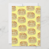 Niedliches Frühstück Brunch Kinder 1 Geburtstag Pf Einladung (Rückseite)