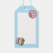 Niedliches Frühstück Geschenkanhänger (Rückseite)