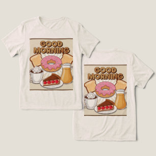 Niedliches Frühstück Guter Morgen Tri-Blend Shirt
