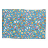 Niedliches Frühstück Kissenbezug (Rückseite-Links)