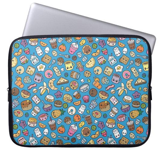 Niedliches Frühstück Laptopschutzhülle (Vorderseite)