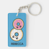 Niedliches Frühstück Schlüsselanhänger (Rückseite)