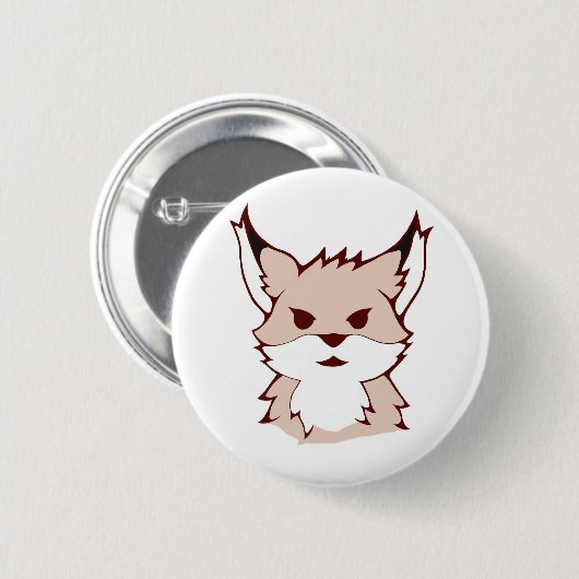 niedliches Fuchs-Abzeichen Button (Vorne & Hinten)