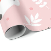 Niedliches Fuchs-nahtloses Muster, Wolfshandwald Geschenkpapier (Rolleneckpunkt)