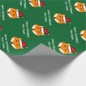 Niedliches Fuchs-Verpackungspapier der frohen Geschenkpapier (Ecke)